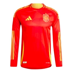 Spanien Fußballtrikot EM 2024 Heimtrikot Herren Langarm